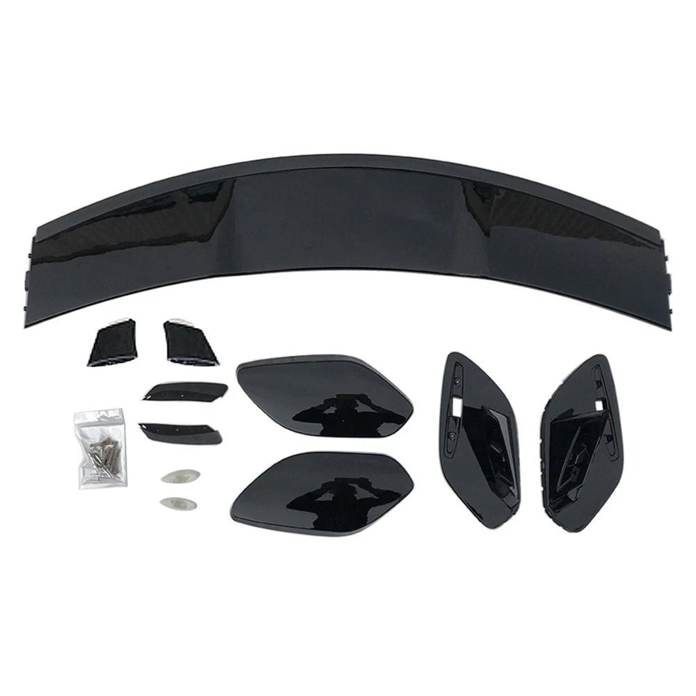 Black Rear Roof Spoiler Wing Kit For Mercedes Benz A Class W177 A160 A180 19-24