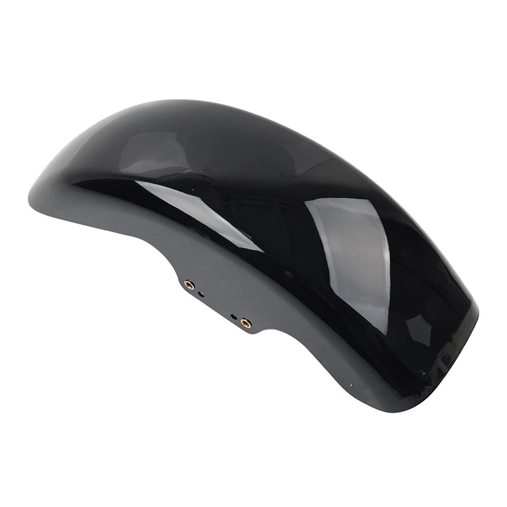 Vivid Black Front Mudguard Cover Fit for Harley-Davidson Softail Fat Boy 2018-24