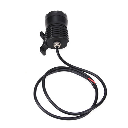 1Pcs 4LED White Motorcycle Headlight Spot Lights Fog Lamp Waterproof