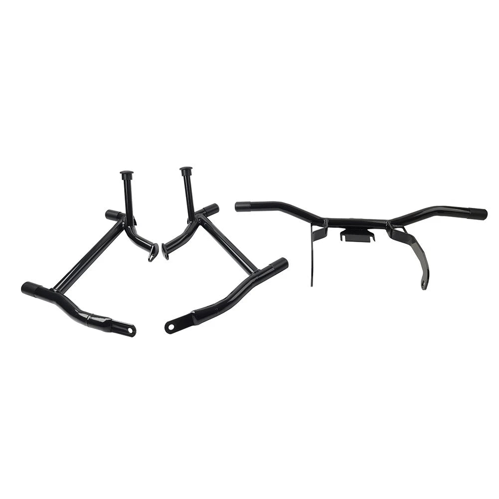 Front Engine Guard Saddlebag Crash Bar For Harley Road King Street Glide 2014+