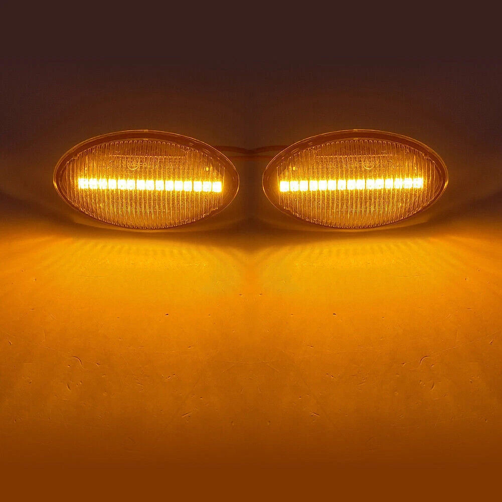 LED Dynamic Side Marker Sequential Turn Signal Light For Mini Cooper R50 R52 R53