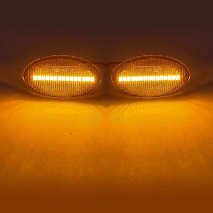 LED Dynamic Side Marker Sequential Turn Signal Light For Mini Cooper R50 R52 R53