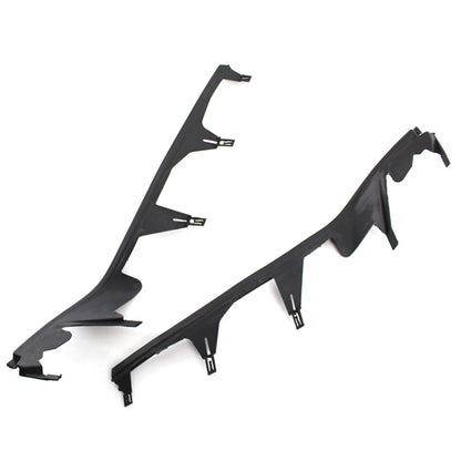 Pair Car Upper Headlight Lamp Cover Strip Trim For BMW 3 Series E46 4 Door 98-01