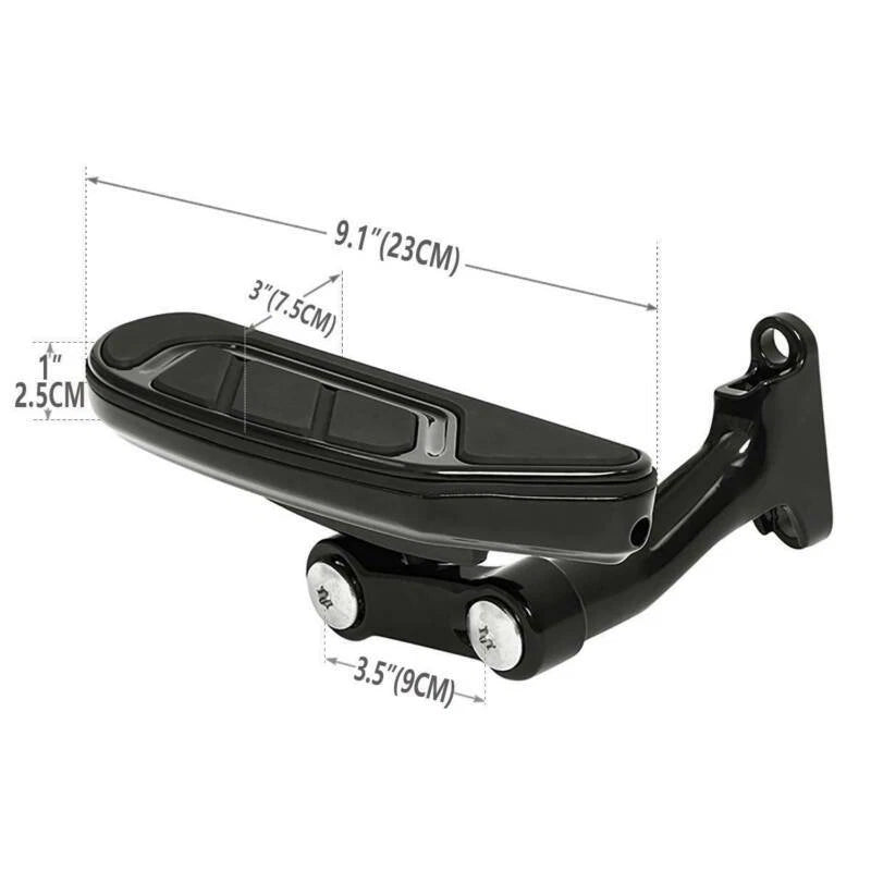 Rider Passenger Floorboard Brake Pedal Shifter Peg For Harley Street Glide 93-24