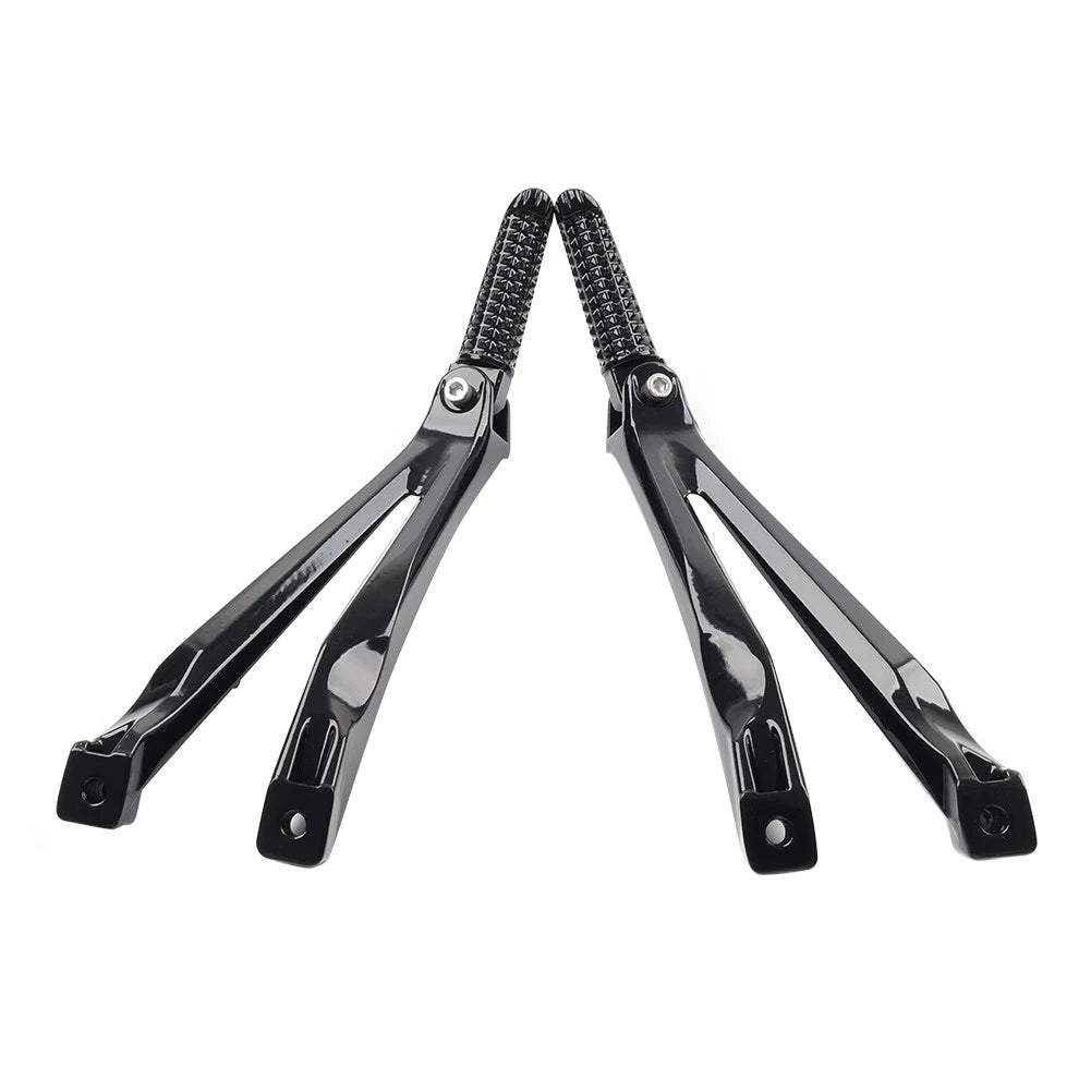 Rear Passenger Footrests Foot Pegs Bracket For Yamaha YZF R1 2004-2008 Black