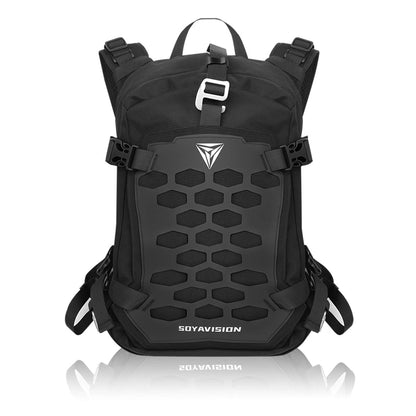 Motorcycle Backpack Waterproof Helmet Luggage Backpack Bag Men Accessories Black