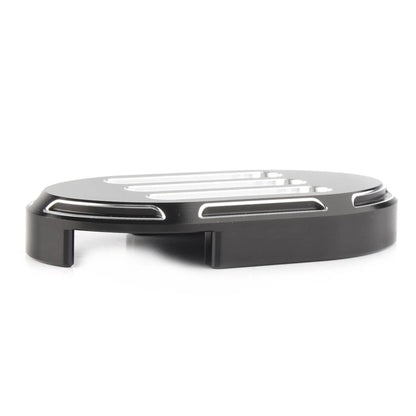 Black Aluminum Brake Pedal Pad Cover Footreats For Harley Sportster 883XL 1200XL