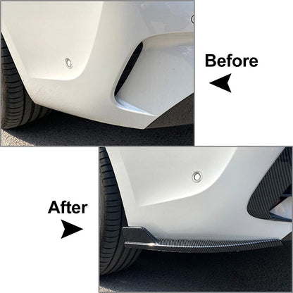 Rear Bumper Side Corner Aprons Extension For BMW 3-Series G20 G21 M-Sport 19-21
