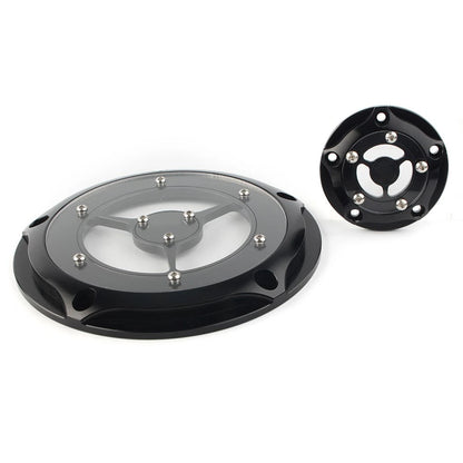 Black Derby Timing Timer Cover For Harley Road King Electra Glide Softail US