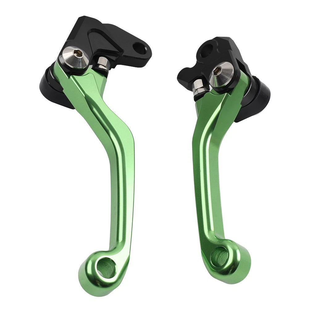 Pair Pivot Brake Clutch Levers For Kawasaki KLX 300SM KLX 250/S/SF KLX150L Green