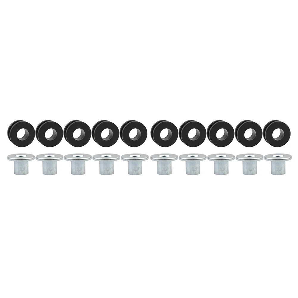 10× Fairing Rubber Grommets Bolt Pressure Relief Cushion Shockproof Motorcycle