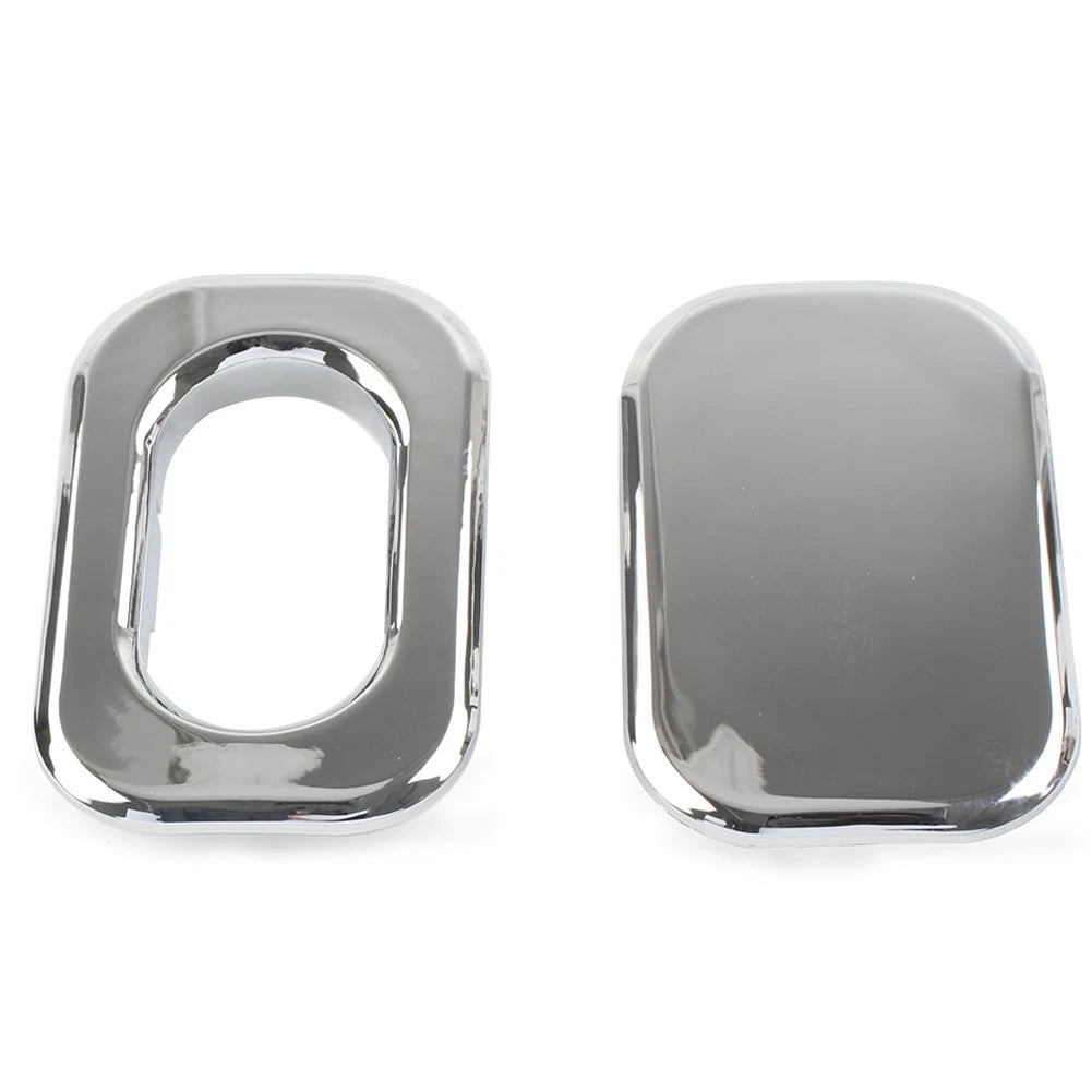 Chrome Antenna Hole Accent + Filler Cover For Harley Road Street Glide FLHR FLHX