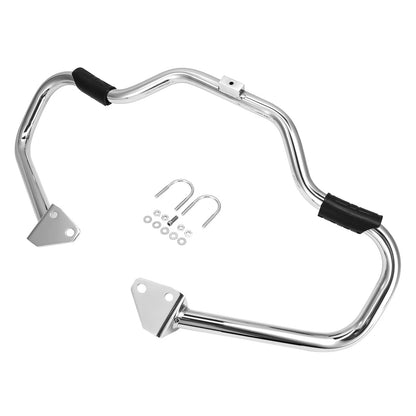 Chrome 1 1/4" Highway Engine Guard Crash Bar For Harley Dyna Glide Fat Bob FXDB