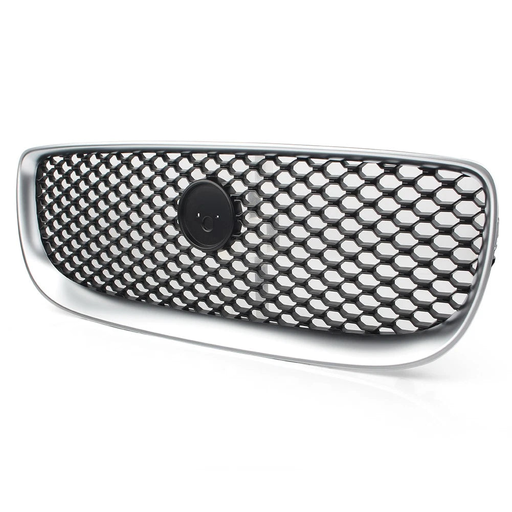 1x Front Center Grill ABS Plastic For JAGUAR XE 2015 2016 2017 2018