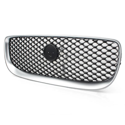 1x Front Center Grill ABS Plastic For JAGUAR XE 2015 2016 2017 2018