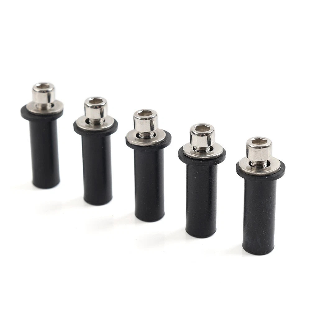 5pcs Windshield Bolts Screws Nut Kit For Harley Road Glide Motorcycle Chrome