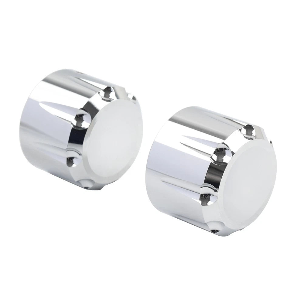 Front Axle Cap Nut Cover For Harley Sportster Touring Softail Dyna VRSC Fat Bob