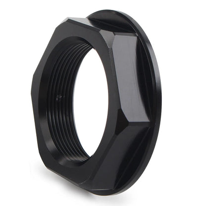 Triple Tree Stem Yoke Center Hole Nut for Universal Motorcycle Aluminum Black US