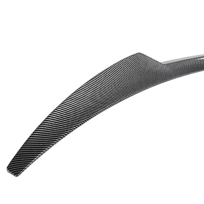 Carbon Fiber Look Rear Trunk Lip Spoiler Wing For Audi A4 B8.5 S4 Sedan 2013-16