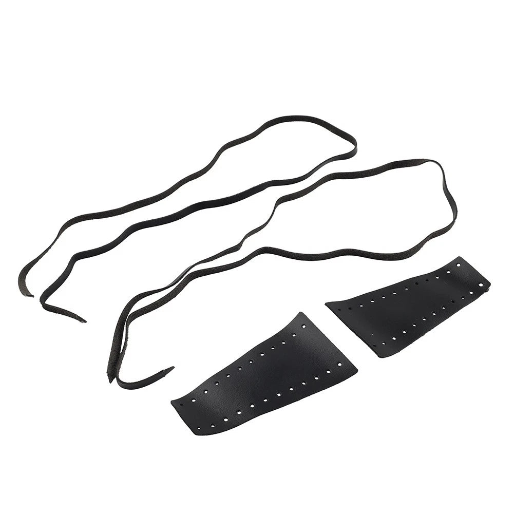 Black Motorcycle Brake Clutch Levers Cover Protector Leather Cover For Harley