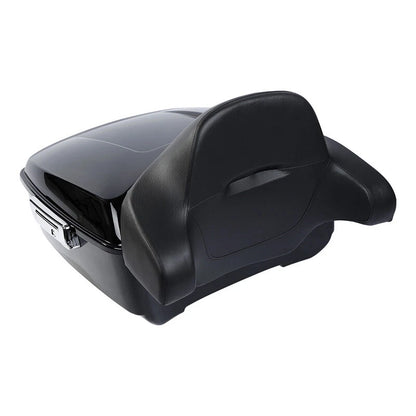 King Trunk Backrest Pad Mount Rack For Harley Heritage Classic FLHC 2018-Up