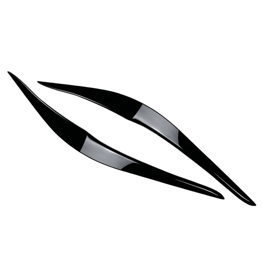 Headlights Eyebrow Cover Trim For BMW 2 Series F22 F23 F87 M2 2 Door 14-21 Black