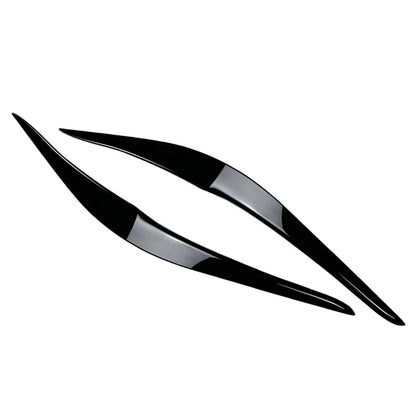 Headlights Eyebrow Cover Trim For BMW 2 Series F22 F23 F87 M2 2 Door 14-21 Black