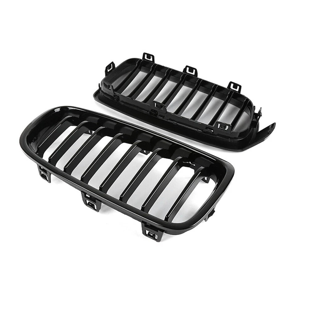 Front Upper Center Grille Grills ABS For BMW 3 Series F30 F31 2013-2019