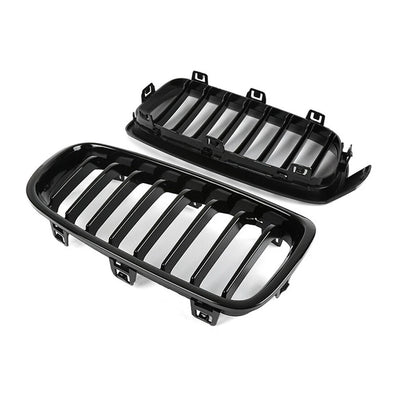 Front Upper Center Grille Grills ABS For BMW 3 Series F30 F31 2013-2019