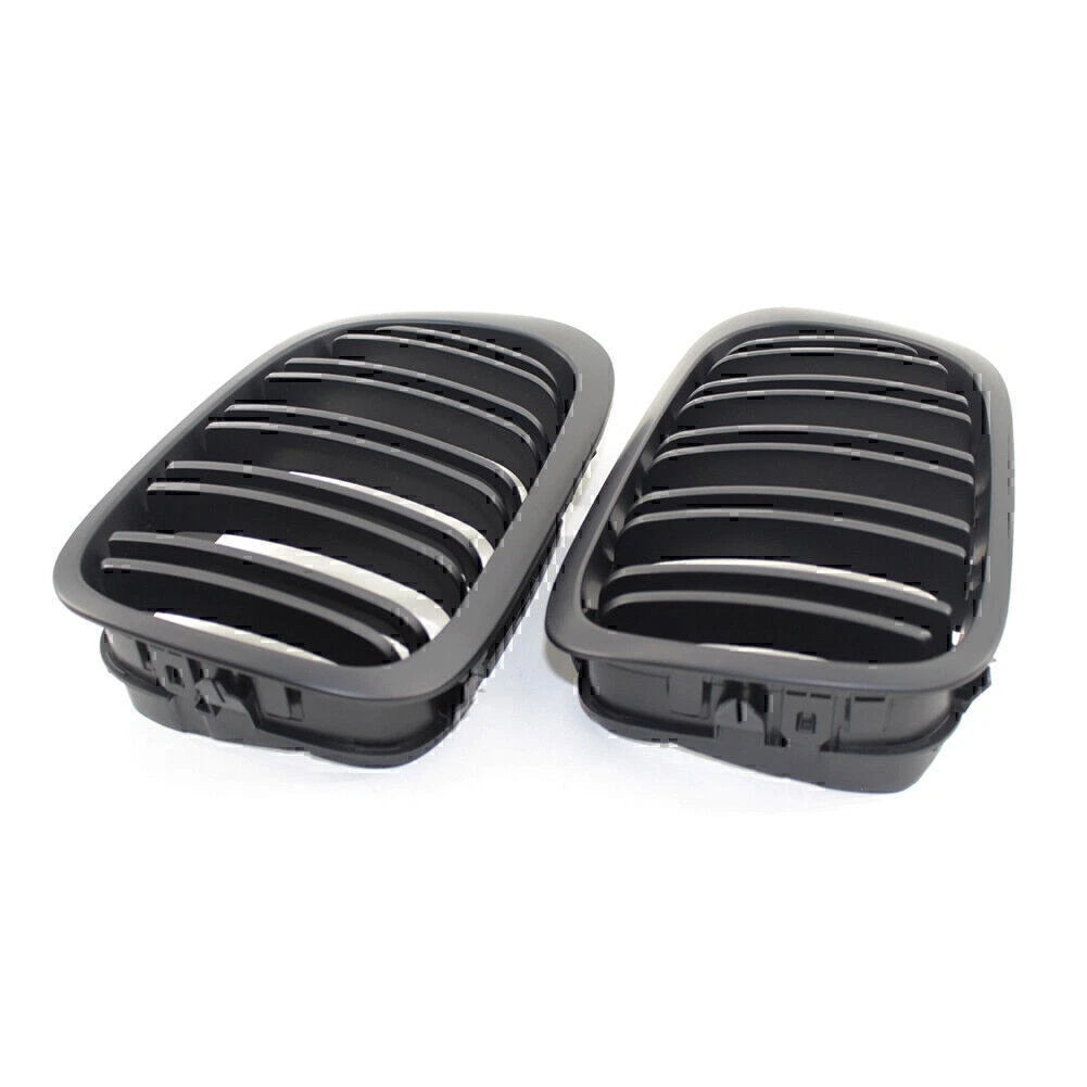 US Double Slat Front Kidney Bumper Grille For BMW 3 Series E46 M3 Cabrio