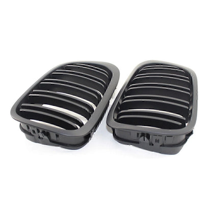 US Double Slat Front Kidney Bumper Grille For BMW 3 Series E46 M3 Cabrio