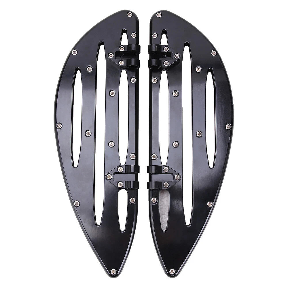 Driver Passenger Floorboards Foot Pegs Floor Boards Fit For Harley Electra Glide