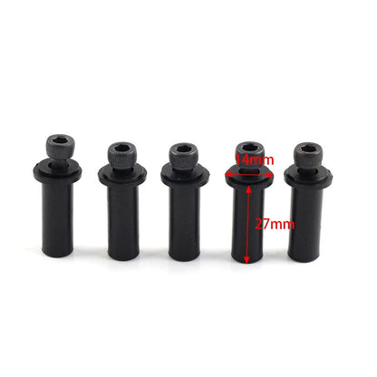 5pcs Windshield Bolts Screws Nut Kit For Harley Road Glide Motorcycle Chrome