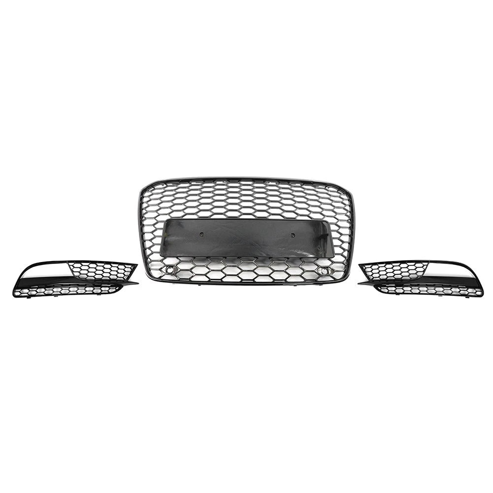 Front Bumper Radiator Grille With Fog Light Grille Cover For Audi A5 2012-2016