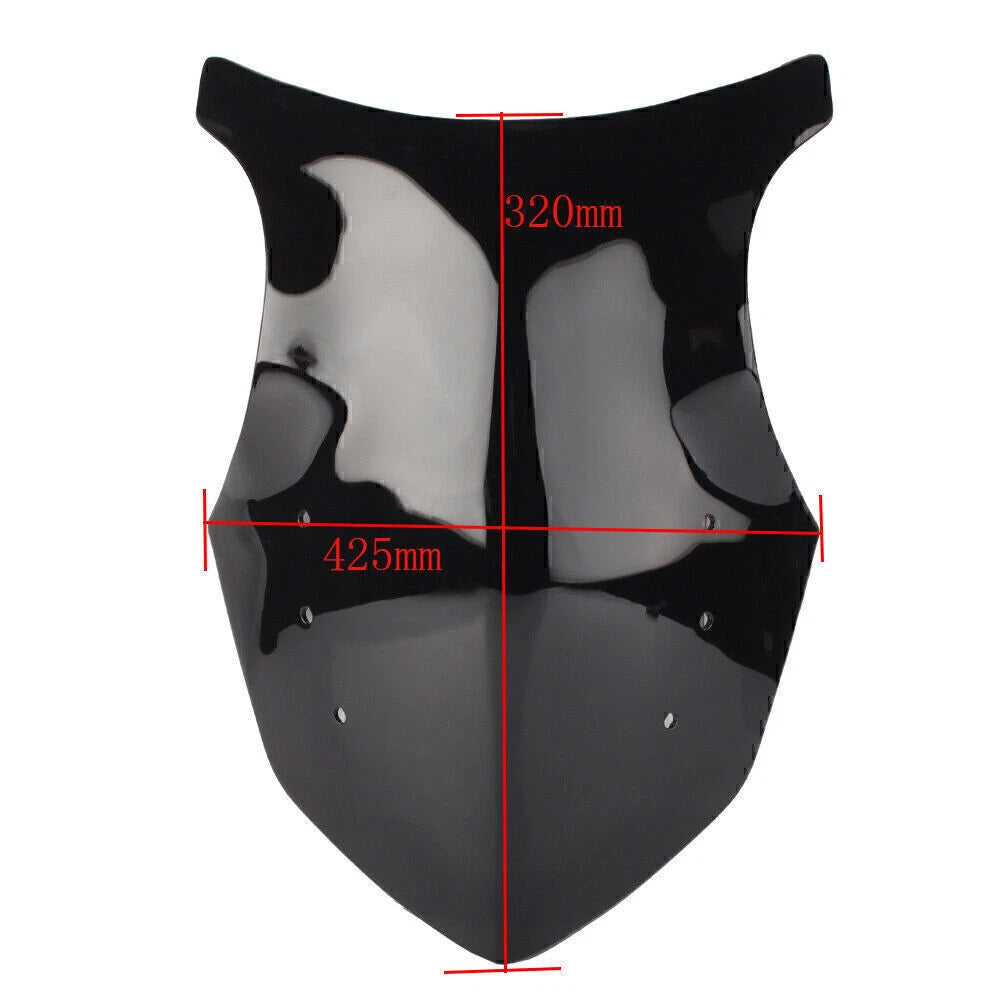 Windshield Windscreen Deflector For Kawasaki NINJA 1000 Z1000SX 2011-16 Black