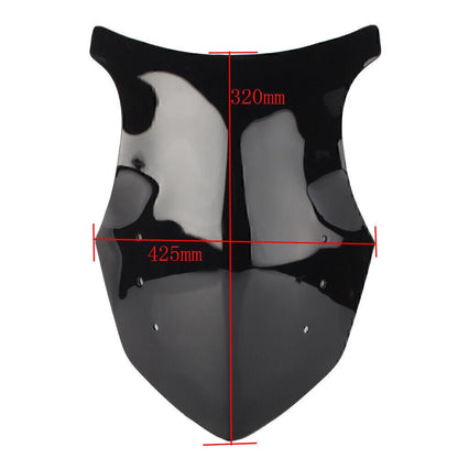 Windshield Windscreen Deflector For Kawasaki NINJA 1000 Z1000SX 2011-16 Black