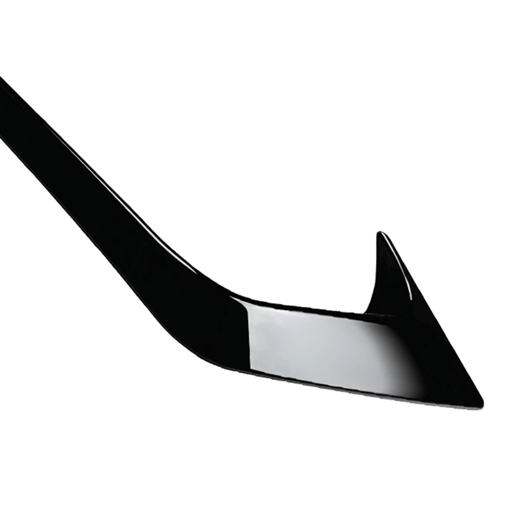 Front Bumper Side Splitter Spoiler For Ford Fiesta ST MK6 B-Max 2012-2017 Black
