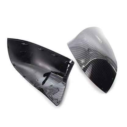 2X Carbon Fiber Rear View Mirror Cover Trim For BMW X5 F15 X6 F16 2014-2018 2015