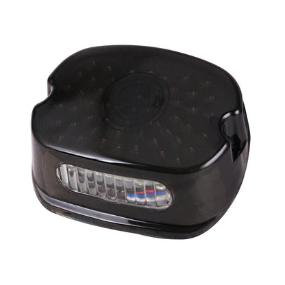 Smoke LED Tail Light Brake Turn Signal for Harley Tour Road King Glide Dyna FXR
