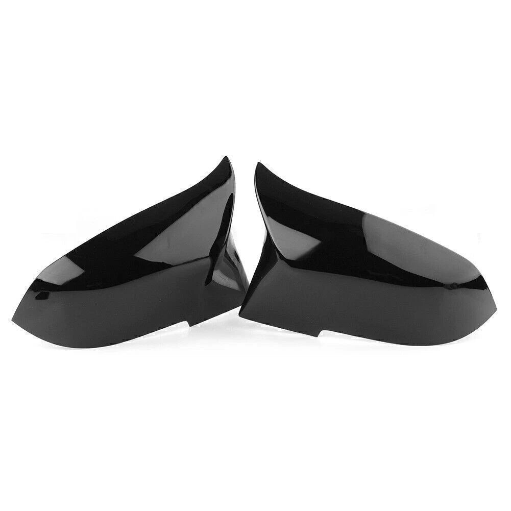 2 x Rearview Mirror Cover Caps Black Protect Fit BMW F20 F21 F30 F31 F32 F34 E84