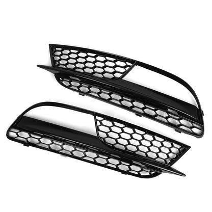 Honeycomb Front Bumper Fog Light Grille For Audi A5 Regular Model 2012-2016