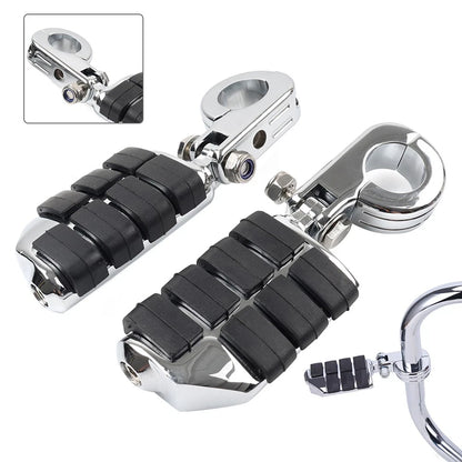 1-1/4" Highway Bar Footpeg Foot Pegs Mount For Harley Touring Road Street Glide