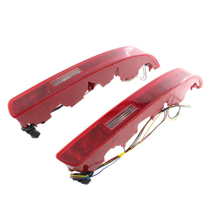 1 Pair Rear Bumper Reflector Tail Light Lamp For Audi Q7 2006-2015 Left & Right
