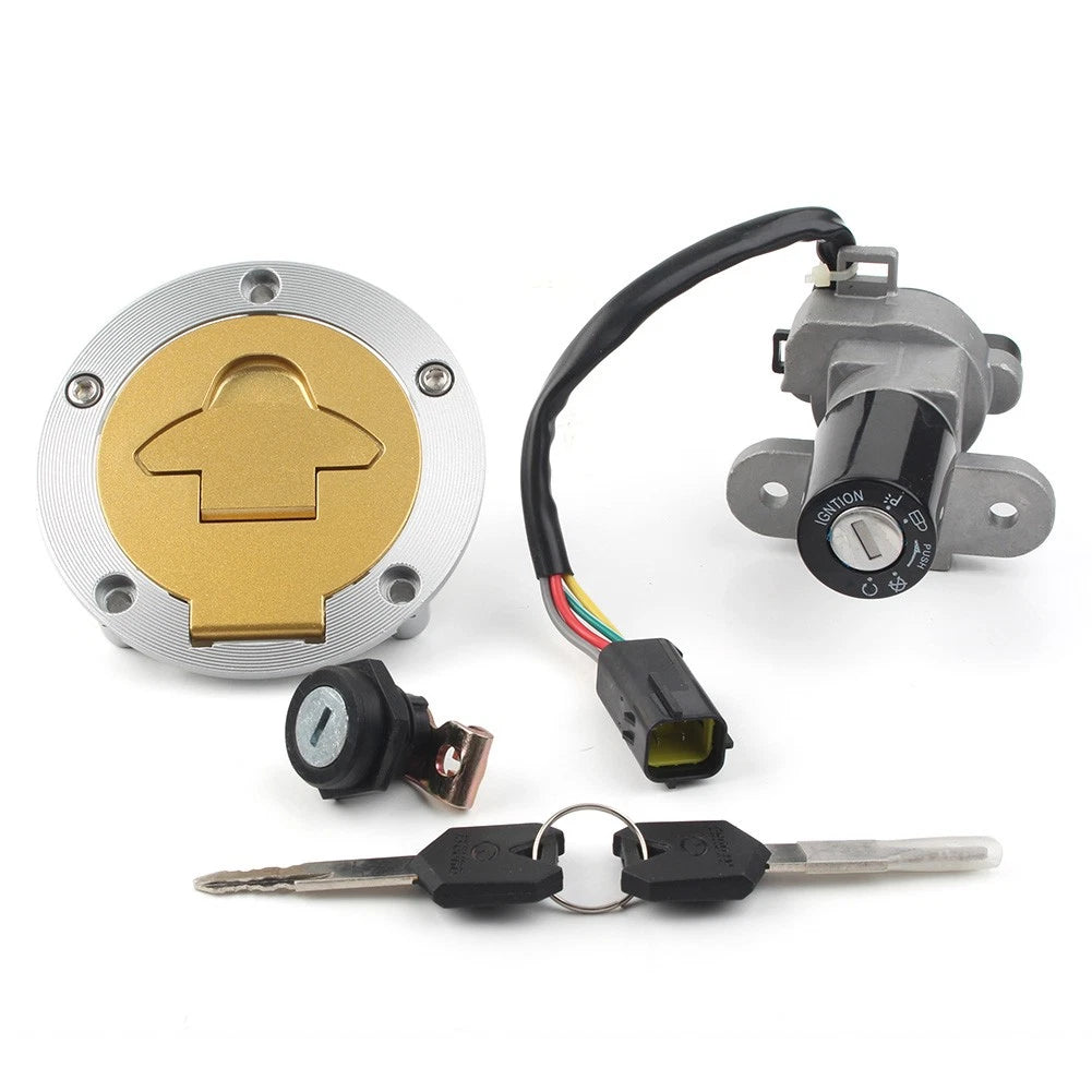 Ignition switch Fuel Gas Tank Cap Cover Lock Key Set For Ducati ST2 1998-2003