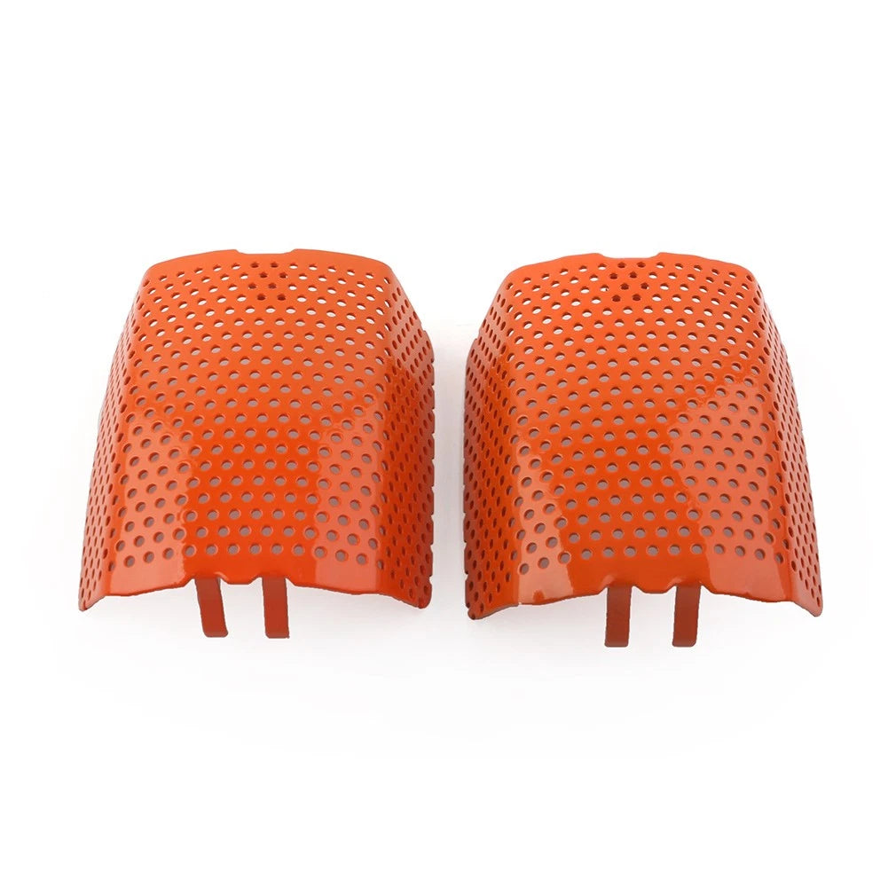 Front Caliper Screen Inserts Orange Fit Harley V-Rod & Touring 2006-2019 US 2Pcs