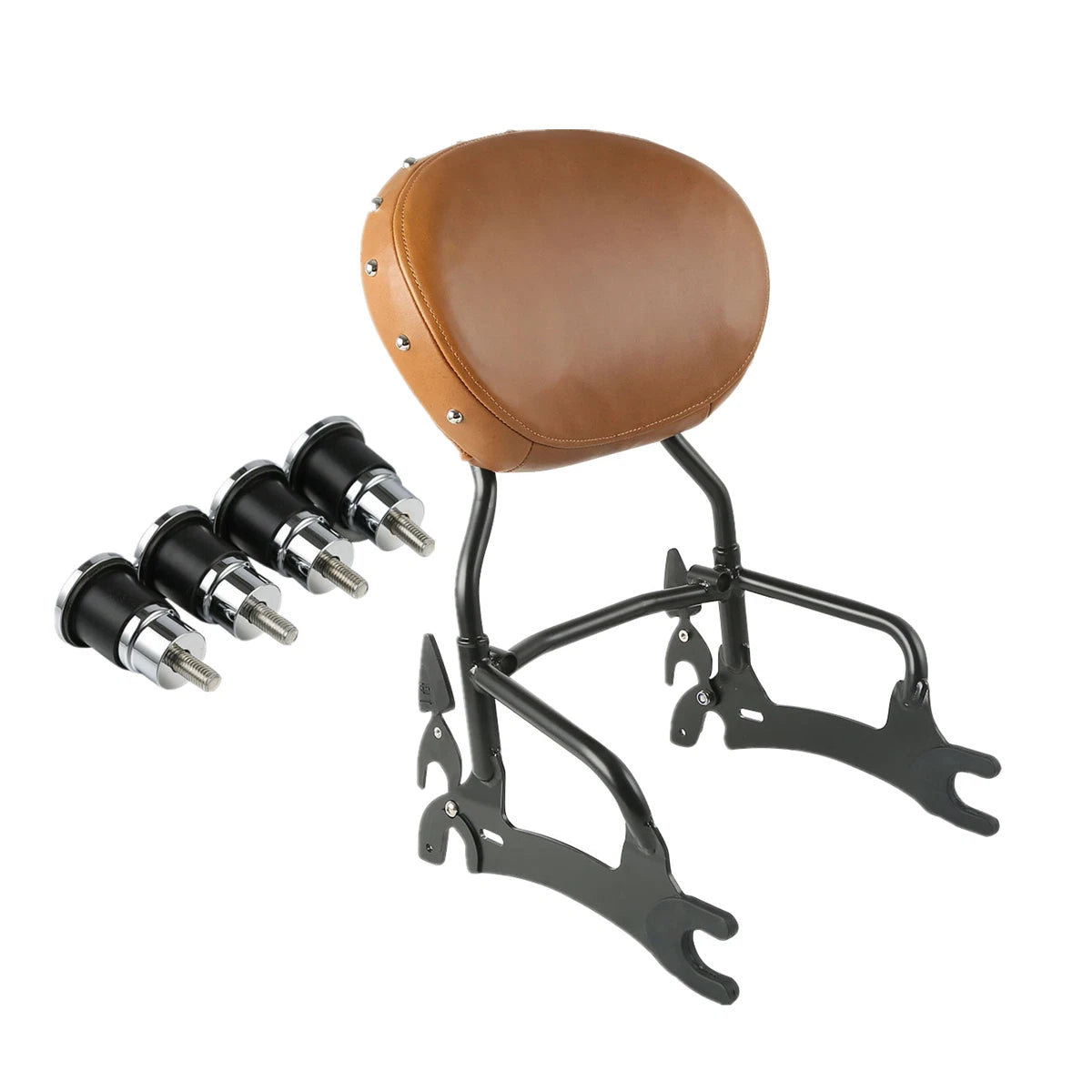 12" Backrest Sissy Bar Mount Spools Fit For Indian Chieftain Dark Horse 16-22 18