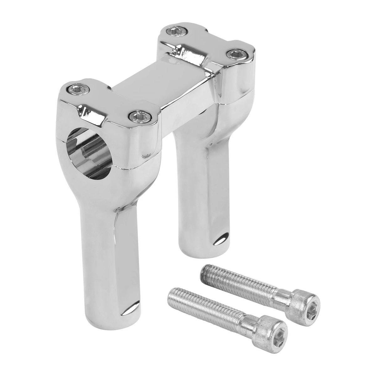 4" Handlebar 1.25" Bar Riser Fit For Harley Dyna Low Rider Super Glide Softail