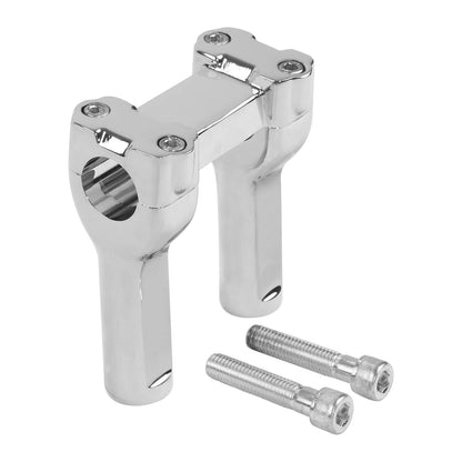 4" Handlebar 1.25" Bar Riser Fit For Harley Dyna Low Rider Super Glide Softail