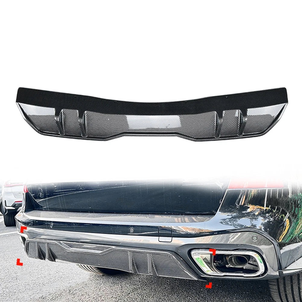 MP Rear Bumper Lip Spoiler Splitter Protector For BMW X5 G05 M Sport 2019-24