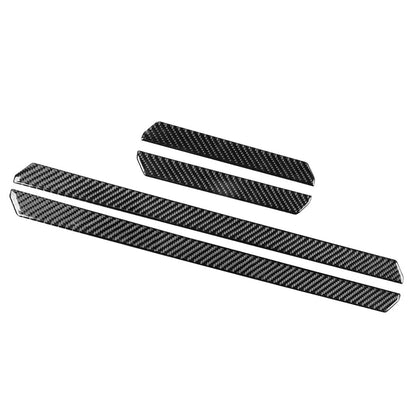 Carbon Look Door Sill Scuff Scratch Protector Cover For VW Golf 8 MK8 2021-2023